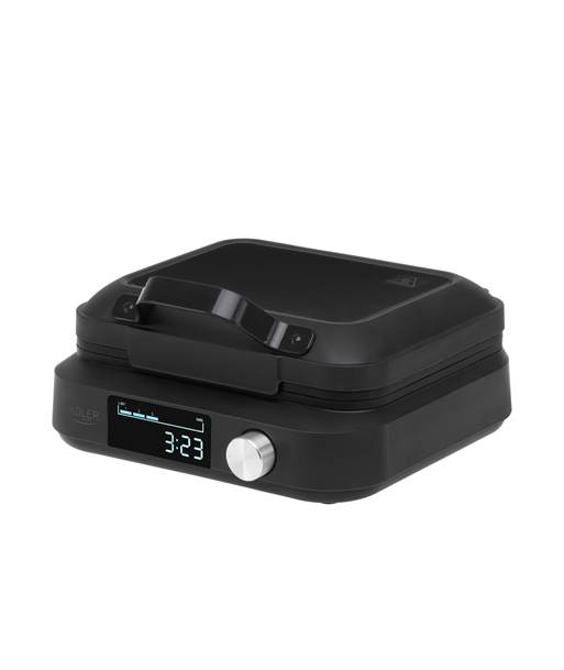 Вафельница Adler with LED Display, AD 3087, 2200 W, Number of pastry 2, Belgium, Black Вафельница Adler with LED Display, AD 3087, 2200 W, Number of pastry 2, Belgium, Black