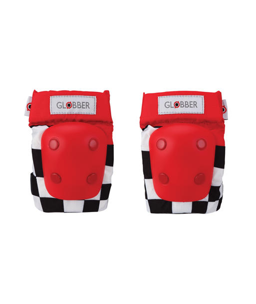 Globber set of knee and elbow pads Racing, red, 529-001 | Globber