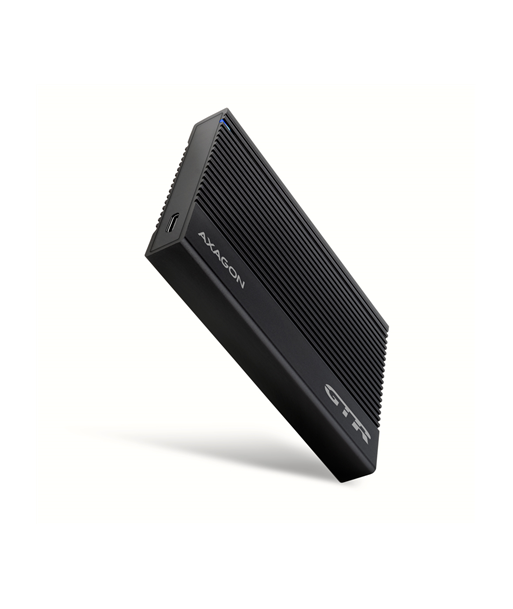 AXAGON EE25-GTR USB-C 10Gbps - SATA 6G, 2.5" RIBBED box BLACK