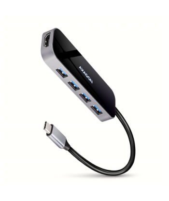 I/O HUB USB-C 6IN1/0.2M HMC-6H4A AXAGON