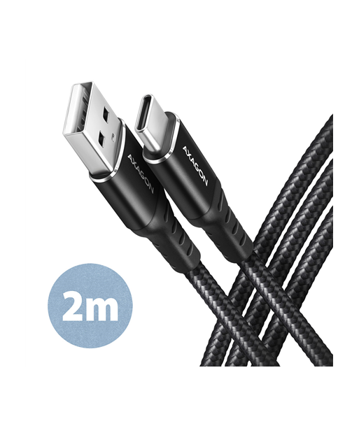 AXAGON BUCM-AM20AB HQ USB-C USB-A cable 2 m AXAGON BUCM-AM20AB HQ USB-C USB-A cable 2 m