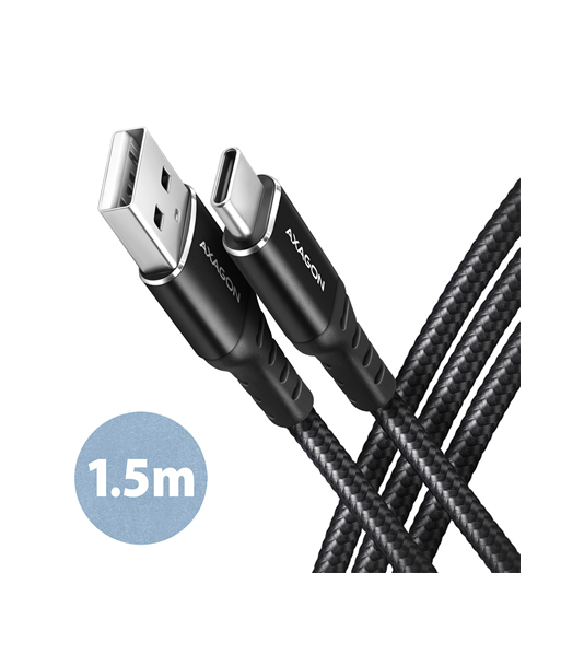 AXAGON BUCM-AM15AB HQ USB-C USB-A cable 1.5 m AXAGON BUCM-AM15AB HQ USB-C USB-A cable 1.5 m