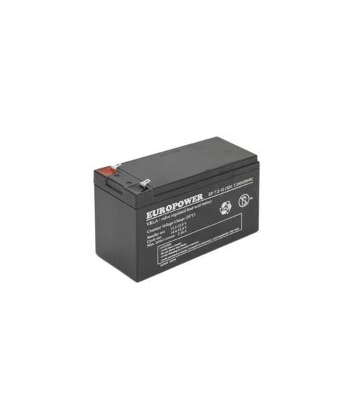 BATTERY 12V 7.2AH VRLA/EP7.2-12 T2 EUROPOWER EMU BATTERY 12V 7.2AH VRLA/EP7.2-12 T2 EUROPOWER EMU