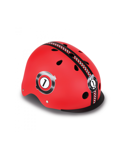 Globber Helmet Elite Lights, XS/S (48-53cm), Red, 507-102 | Globber