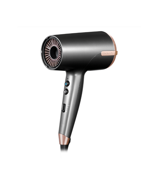 Föön Remington, D6077, 2000 W, Number of temperature settings 3, Ionic function, Diffuser nozzle, Grey