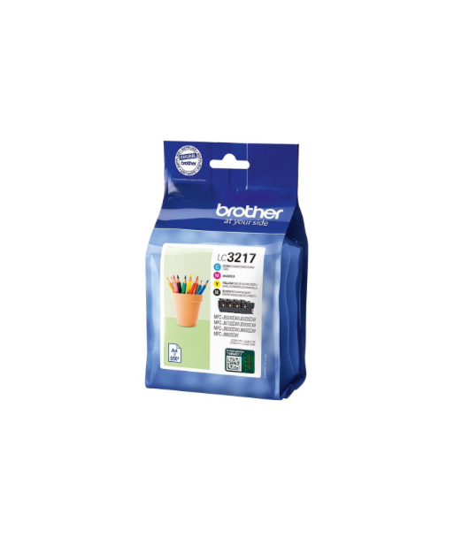Brother LC3217 | Ink cartridge | Black/Yellow/Cyan/Magenta Brother LC3217 | Ink cartridge | Black/Yellow/Cyan/Magenta