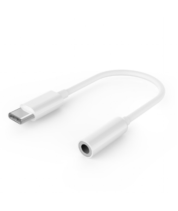 Cablexpert USB type-C plug to stereo 3.5 mm audio adapter cable, White | A-CM-3.5F-01