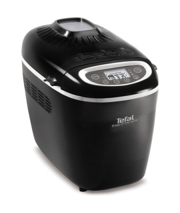 Хлебопечка TEFAL, PF611838, Power 1600 W, Number of programs 19, Display LCD, Black