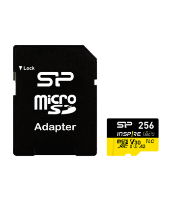 SILICON POWER Inspire 256GB, DDR200, W/A, CL10, V30, A2, TF_SDXC UHS-IU3