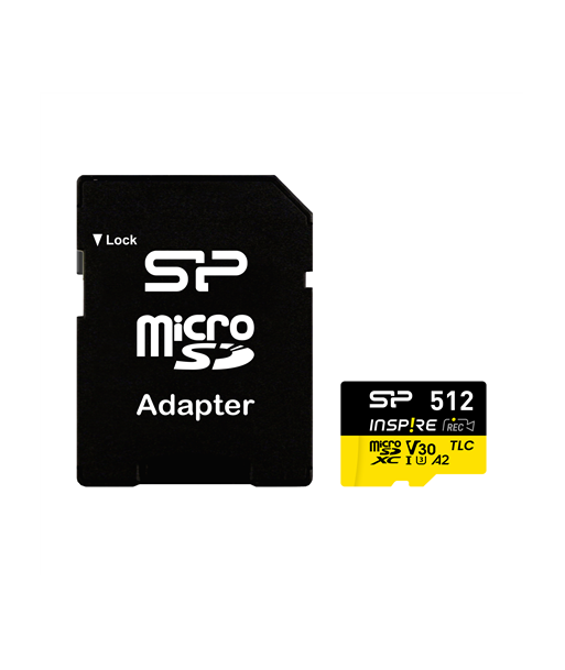SILICON POWER Inspire 512GB, DDR200, W/A, CL10, V30, A2, TF_SDXC UHS-IU3 SILICON POWER Inspire 512GB, DDR200, W/A, CL10, V30, A2, TF_SDXC UHS-IU3