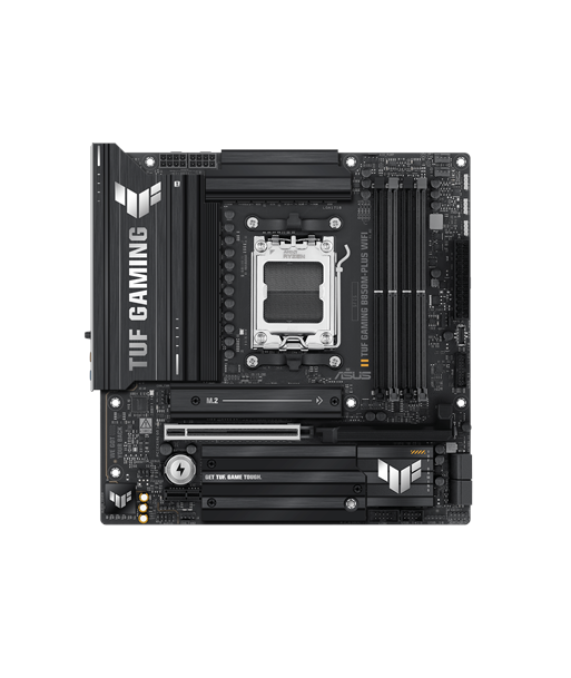 Asus TUF GAMING B850M-PLUS WIFI, Processor family AMD, Processor socket AM5, DDR5, Supported hard disk drive interfaces M.2