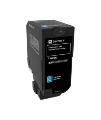 Tooner Lexmark Corporate, 74C2SCE, Cyan