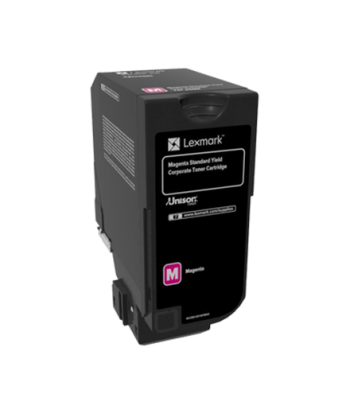 Lexmark Corporate, 74C2SME, Laser Toner Cartridge, Magenta