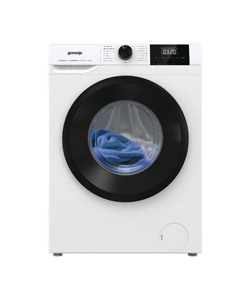 Pesumasin Gorenje, W3NGPI62SBS, Energy efficiency class B, Front loading, Washing capacity 6 kg, 1200 RPM, Depth 47 cm