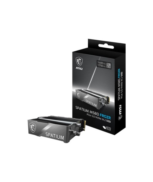 SSD MSI SPATIUM M560 2TB M.2 PCIe Gen5 NVMe 3D NAND Write speed 12700 MBytes/sec Read speed 14600 MBytes/sec TBW 1400 TB MTBF