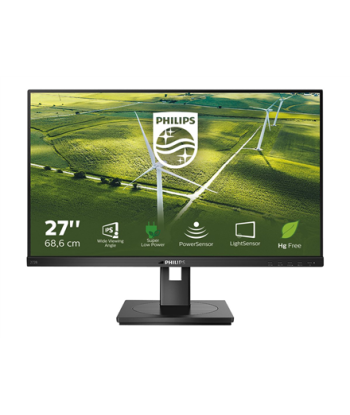 Philips, 272B1G/00, 27", IPS, 16:9, 75 Hz, 4 ms, 1920 x 1080 pixels, 250 cd/m², HDMI ports quantity 1, Black