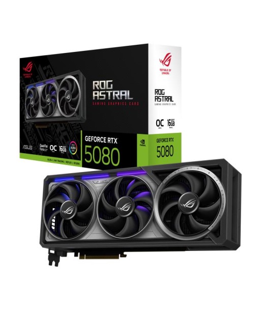 Graphics Card ASUS NVIDIA GeForce RTX 5080 16 GB GDDR7 256 bit PCIE 5.0 16x Triple slot Fansink 2xHDMI 3xDisplayPort