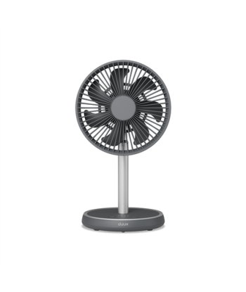 Duux Fan, Rize Flex, Grey, Diameter 21 cm, Number of speeds 4, Oscillation, 10 W