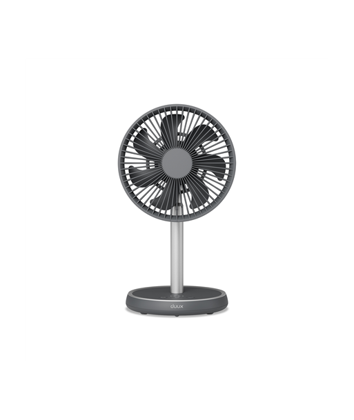 Duux Fan, Rize Flex, Stand Fan, Grey, Diameter 21 cm, Number of speeds 4, Oscillation, 10 W, No