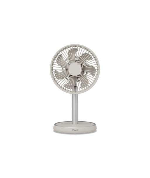 Duux Fan, Rize Flex, Stand Fan, Greige, Diameter 21 cm, Number of speeds 4, Oscillation, 10 W, No Duux Fan, Rize Flex, Stand Fan, Greige, Diameter 21 cm, Number of speeds 4, Oscillation, 10 W, No
