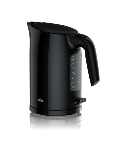 Чайник Braun, WK3100BK PurEase, Standard, 2200 W, 1.7 L, Plastic, 360° rotational base, Black Чайник Braun, WK3100BK PurEase, Standard, 2200 W, 1.7 L, Plastic, 360° rotational base, Black