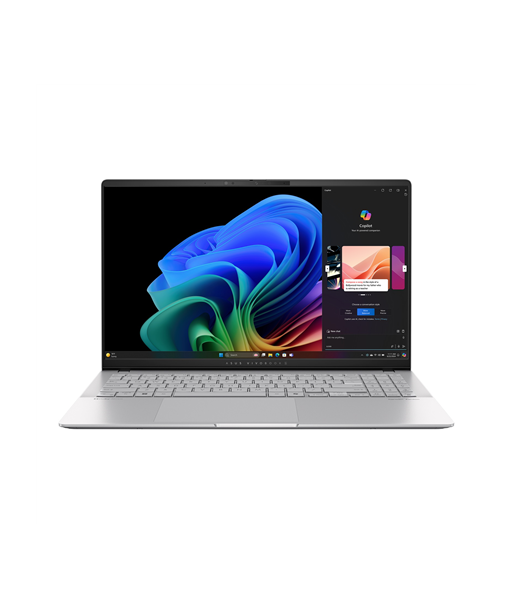 Asus Vivobook S S5507QA-MA112W, Cool Silver, 15.6", OLED, 3K, 2880 x 1620 pixels, Glossy, Snapdragon X Elite, X1E 78 100, 32 Asus Vivobook S S5507QA-MA112W, Cool Silver, 15.6", OLED, 3K, 2880 x 1620 pixels, Glossy, Snapdragon X Elite, X1E 78 100, 32