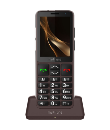 myPhone Bueno LTE Praline Collection, Brown, 2.8", IPS, 48 MB, 128 MB, Single SIM, MicroSD, 3G, Bluetooth, Main camera