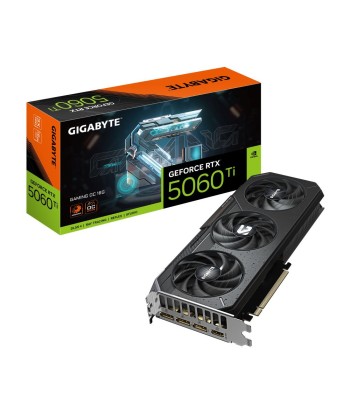 Graphics Card GIGABYTE NVIDIA GeForce RTX 5060 Ti 16 GB GDDR7 128 bit PCIE 5.0 16x GPU 2647 MHz Triple slot Heatpipe 1xHDMI