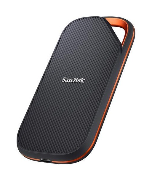 External SSD SANDISK Extreme Pro 2TB USB-C Write speed 3700 MBytes/sec Read speed 3800 MBytes/sec SDSSDE82-2T00-G25