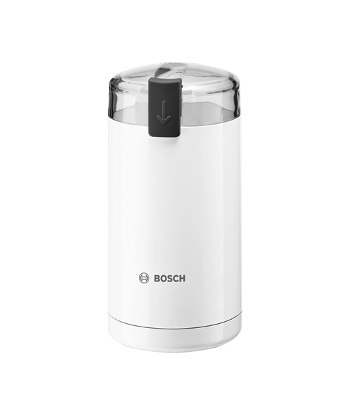 Кофемолка Bosch, TSM6A011W, 180 W, Coffee beans capacity 75 g, White Кофемолка Bosch, TSM6A011W, 180 W, Coffee beans capacity 75 g, White