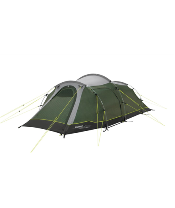 Outwell Two Room Tunnel Tent, Earth 3 Plus, 3 person(s), Green