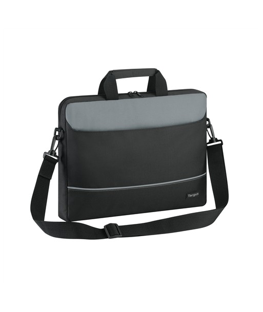 Sülearvuti kott Targus Intellect Fits up to size 15.6 ", Black/Grey, Shoulder strap,,
