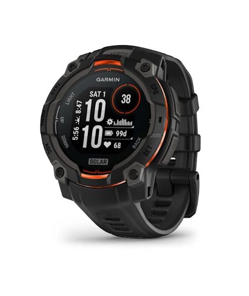 SMARTWATCH INSTINCT 3 SOLAR/BLACK/BLK 010-02934-00 GARMIN SMARTWATCH INSTINCT 3 SOLAR/BLACK/BLK 010-02934-00 GARMIN