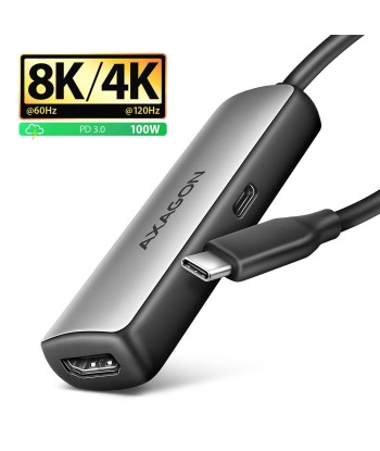 I/O ADAPTER USB-C TO HDMI/0.16M RVC-HI8KPD AXAGON