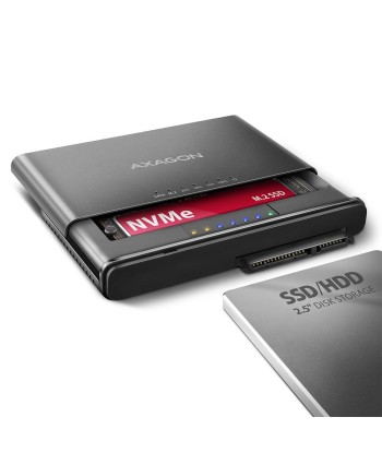 AXAGON ADSA-CC USB-C 10Gbps M.2 NVMe + SATA SSD/HDD adapter