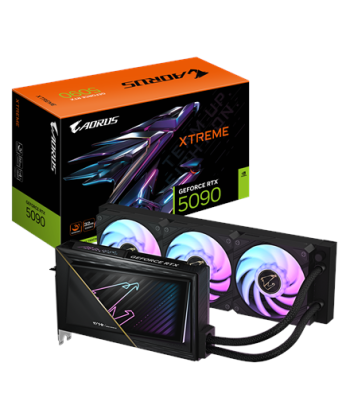 Gigabyte AORUS GeForce RTX 5090 XTREME WATERFORCE 32G, NVIDIA, 32 GB, GeForce RTX 5090, GDDR7, HDMI ports quantity 1, PCI-E 5.0