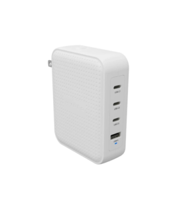 Hyper HyperJuice 145W USB-C GaN Travel Charger with 4 Ports - White