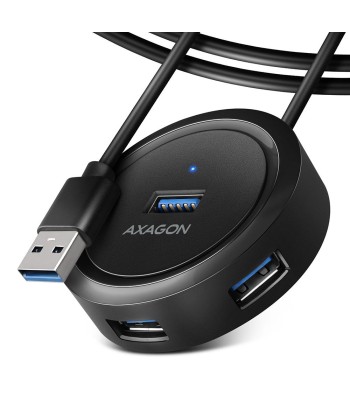 I/O HUB USB3.2 4PORT ROUND/1.2M HUE-P1AL AXAGON