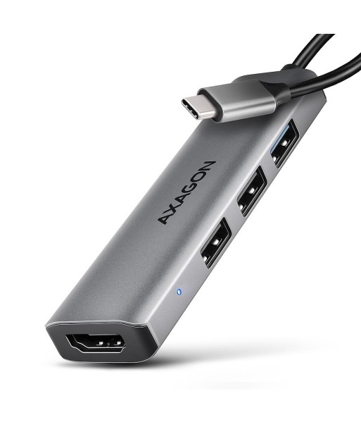 I/O HUB USB-C 4IN1/0.15M HMC-H3A AXAGON