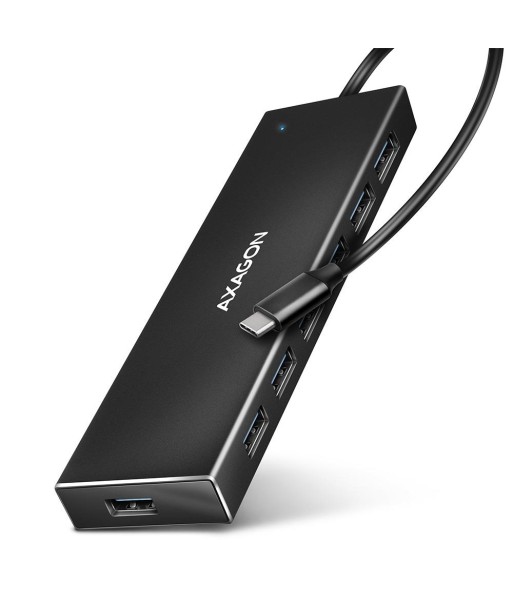 I/O HUB USB-C 7PORT FLAT/0.3M HUE-F7C AXAGON I/O HUB USB-C 7PORT FLAT/0.3M HUE-F7C AXAGON