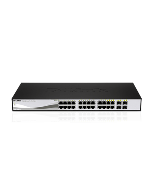D-LINK DGS-1210-20, Gigabit Smart Switch with 16 10/100/1000Base-T ports and 4 Gigabit MiniGBIC (SFP) ports, 802.3x Flow D-LINK DGS-1210-20, Gigabit Smart Switch with 16 10/100/1000Base-T ports and 4 Gigabit MiniGBIC (SFP) ports, 802.3x Flow