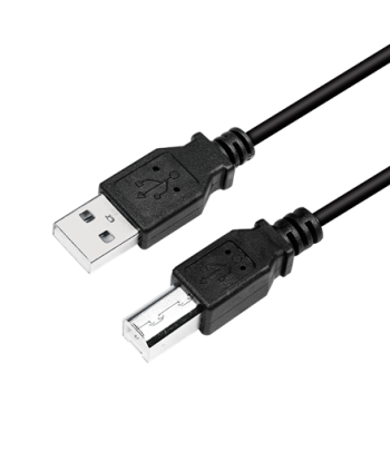Logilink, USB cable USB 2.0 A to B 2x male, CU0009B, USB-A to USB-A USB-B male, USB-A male