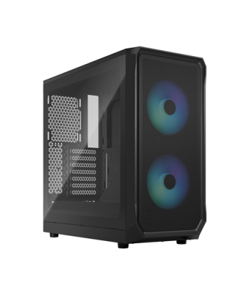 Fractal Design, Focus 2, Side window, RGB Black TG Clear Tint, Midi Tower, Power supply included No, ATX
