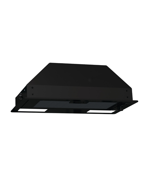 Gorenje, BHI681EB, Canopy, Energy efficiency class D, Width 58 cm, 370 m³/h, Mechanical control, LED, Black