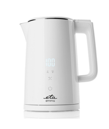 ETA, Kettle, ETA559590010 Emma, Electric, 2200 W, 1.5 L, Stainless steel, 360° rotational base, White