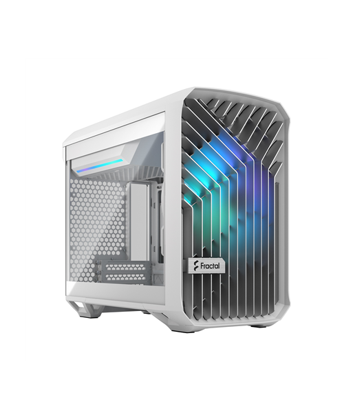 Fractal Design, Torrent Nano RGB White TG clear tint, Side window, White TG clear tint, Power supply included No, ATX Fractal Design, Torrent Nano RGB White TG clear tint, Side window, White TG clear tint, Power supply included No, ATX