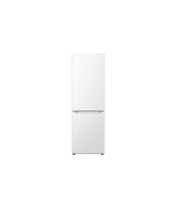 LG, Refrigerator, GBV3100DSW, Energy efficiency class D, Free standing, Combi, Height 186 cm, Fridge net capacity 234 L