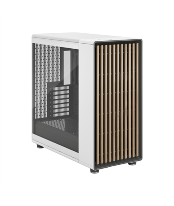 Fractal Design, North XL, Chalk White TG Clear, Mid-Tower, Power supply included No