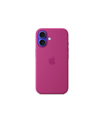Apple Case with MagSafe, Apple, iPhone 16, Silicone, Fuchsia