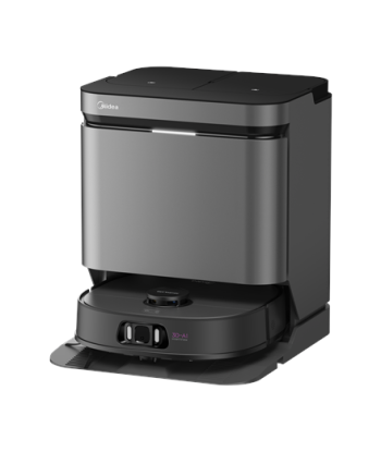Робот-пылесос Midea V15, White, Midea, V15, Wet&Dry, 16200 Pa, Black